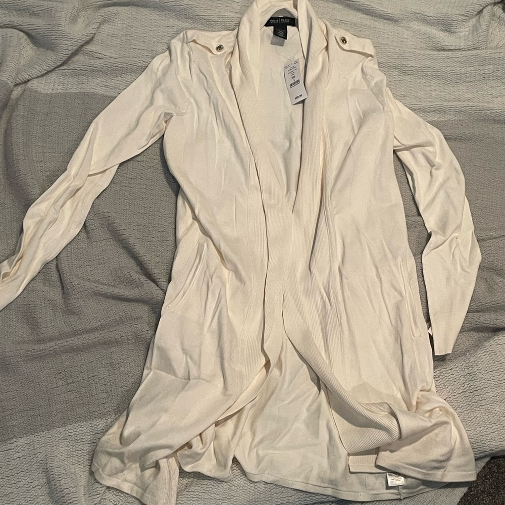 White House Black Market Long Sweater NWT